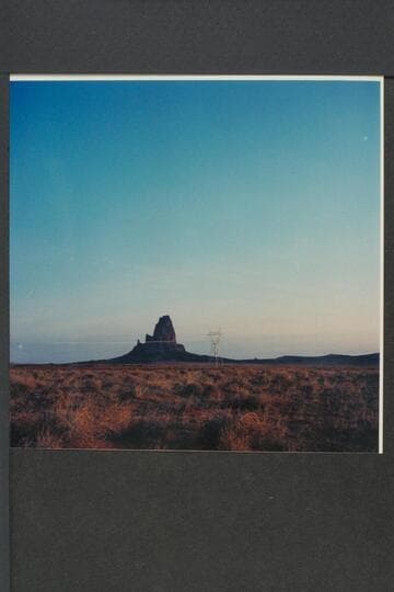 Agathla and the power line