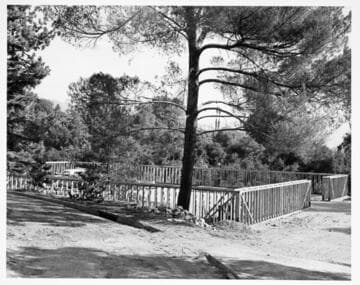 Zen garden construction, Japanese garden, 1968(?)