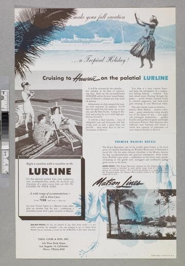 Cruising to Hawaii on the palatial Lurline