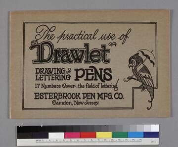 The Practical Use of "Drawlet" Drawing and Lettering Pens