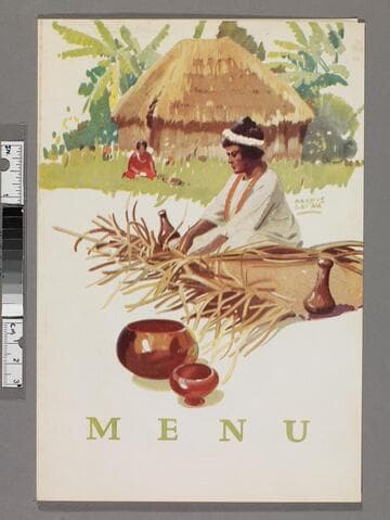 Aloha dinner menu