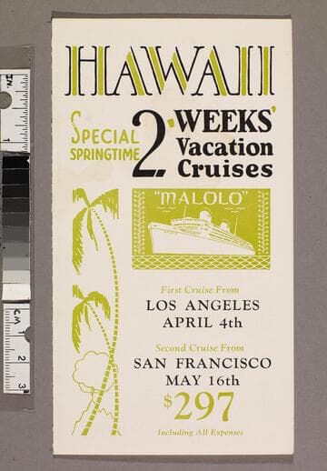 Hawaii special springtime 2 weeks vacation cruises