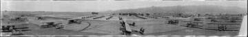 United Airport, military planes on runway, Burbank. April 26, 1930