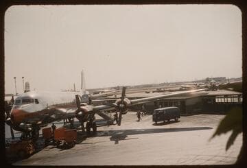 At the Los Angeles Airport