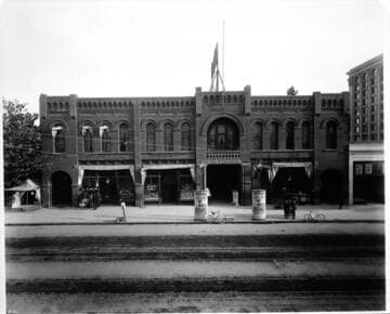 Burbank Theater and Carson's Curio Store, Main Street, Los Angeles