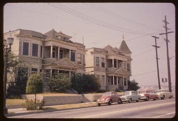 Flower Street apartment buildings