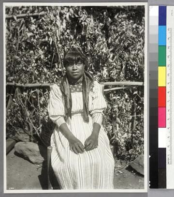 Yokut girl, Tule River Reservation