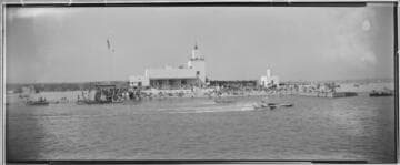 Opening day, Lido Isle, Newport Beach. 1928