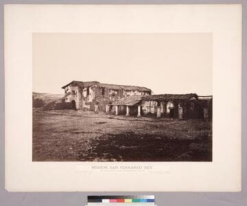 Mission, San Fernando Rey. / Los Angeles County, California, Established Sept. 8th, 1797