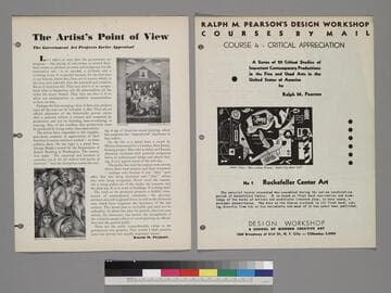 Ralph M. Pearson's Design Workshop