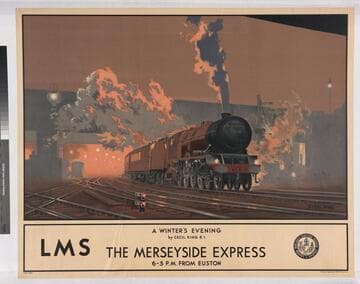 A winter's evening : the Merseyside Express 6-5 p.m. from Euston
