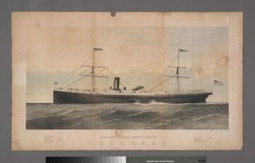 Pacific Mail Steam Ship Company's Steamer, Colorado