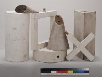 Set of wooden forms circa 1880