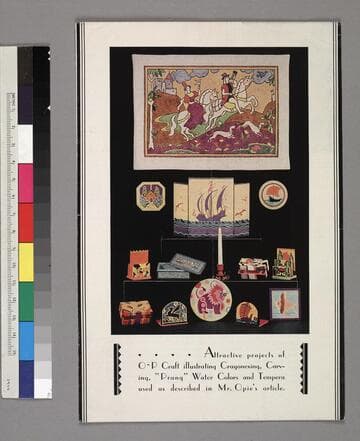 Advertisement flyers from the O-P Craft Co., Inc., of Sandusky, Ohio