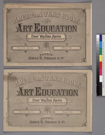 American Text Books of Art Education: Free-Hand Drawing, Numbers One-Six