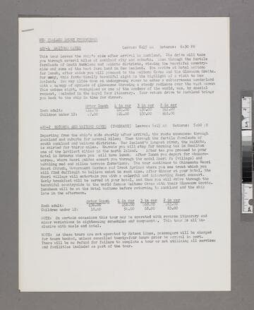 New Zealand shore excursions