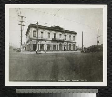 Northeast corner Alameda & Aliso Sts